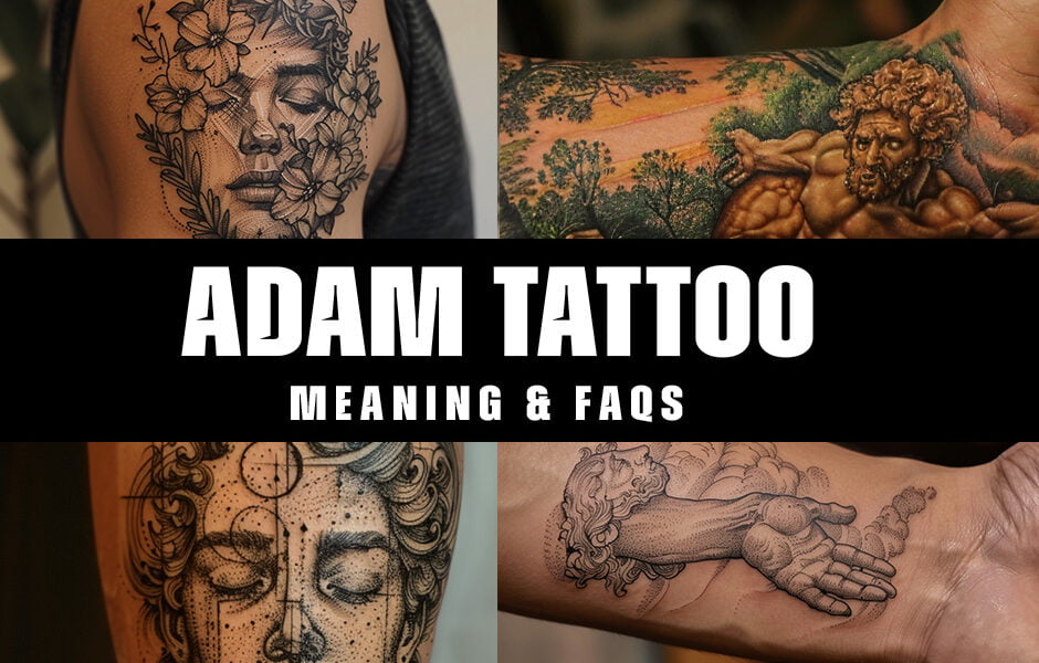 Creation of Adam tattoo design