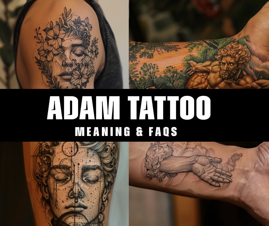 Creation of Adam tattoo design