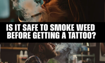 Is it safe to smoke weed before getting a tattoo?