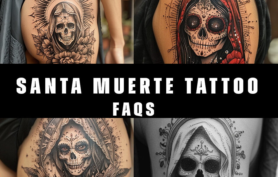 associated with the Santa Muerte tattoo