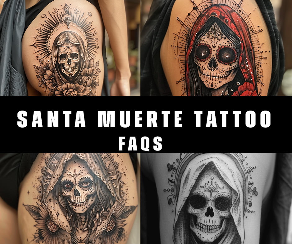 associated with the Santa Muerte tattoo