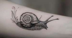 Snail tattoo tatwisdom