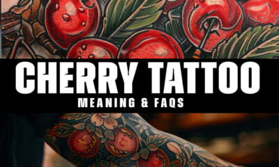 What is the symbolic meaning behind a cherry tattoo?