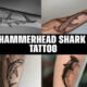 hammerhead shark tattoo