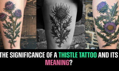 What is the significance of a thistle tattoo and its meaning?