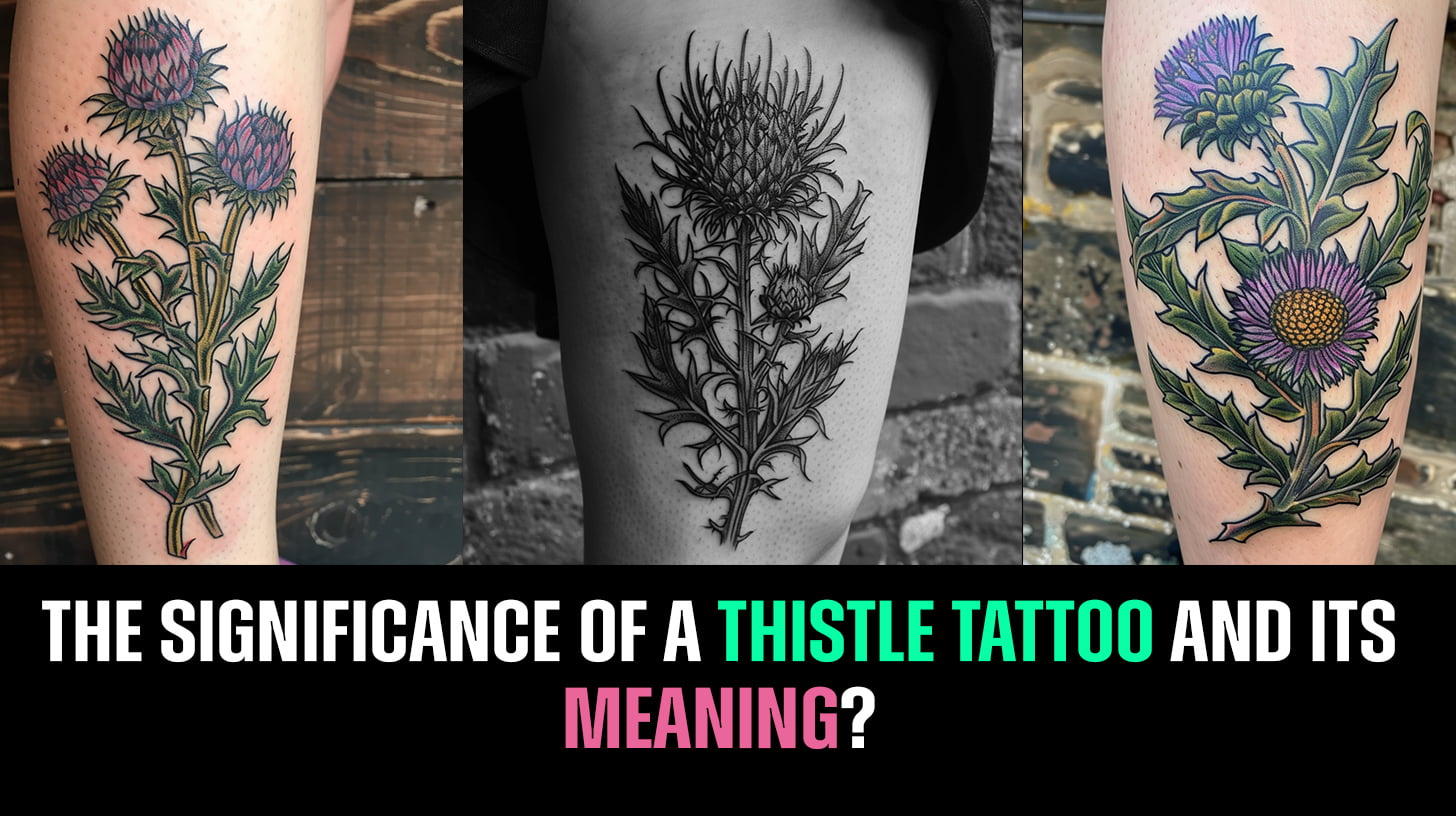 What is the significance of a thistle tattoo and its meaning?