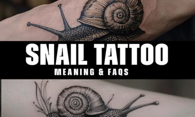 What is the symbolic meaning behind a snail tattoo?