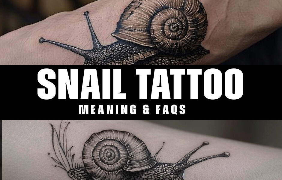 What is the symbolic meaning behind a snail tattoo?