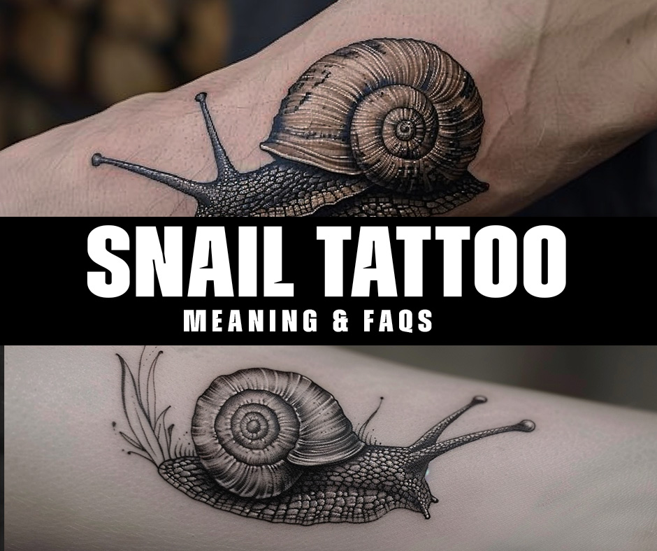 What is the symbolic meaning behind a snail tattoo?