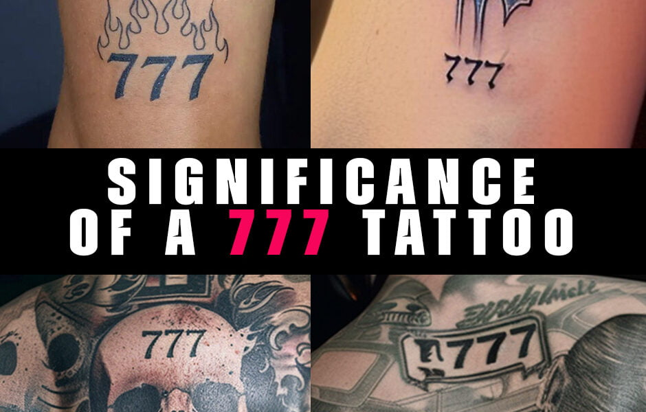 significance of a 777 tattoo