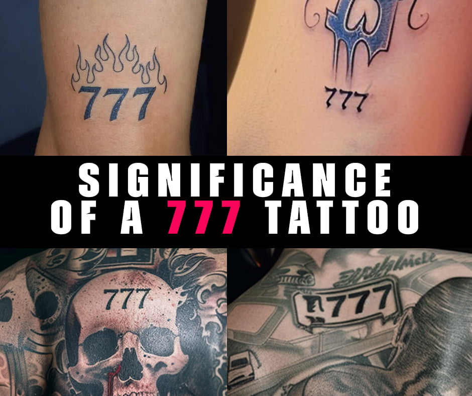 significance of a 777 tattoo