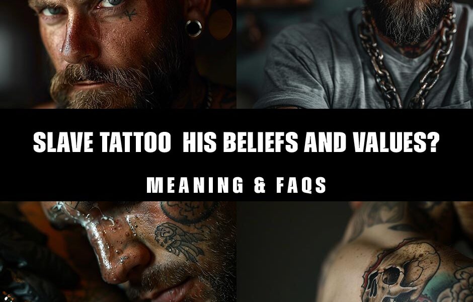 What does a man’s decision to get a slave obeys tattoo reveal about his beliefs and values