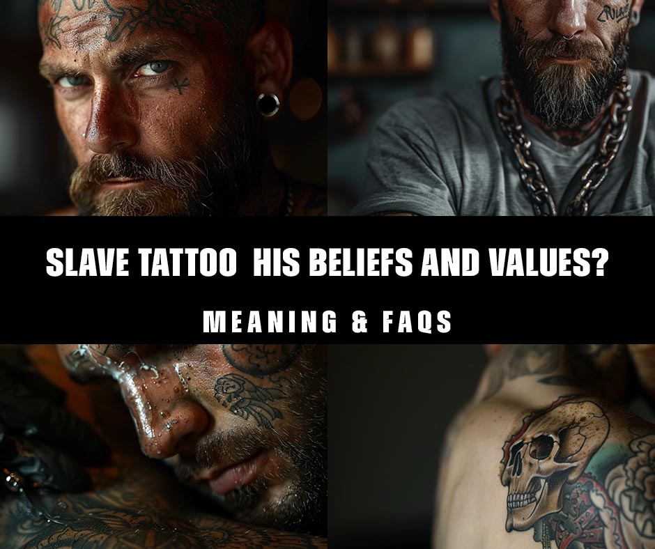 What does a man’s decision to get a slave obeys tattoo reveal about his beliefs and values