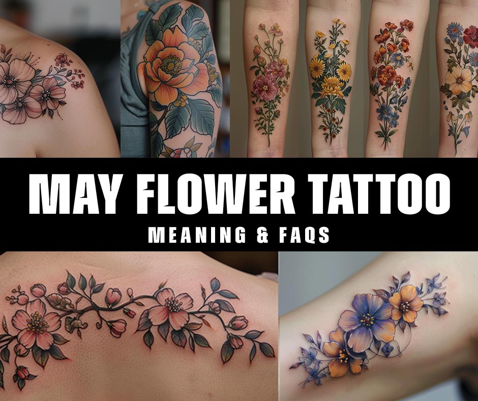 unique and creative May flower tattoo ideas