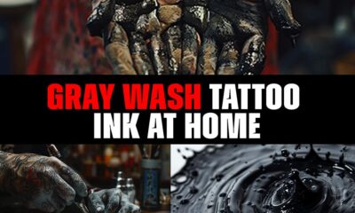 How can you create your own gray wash tattoo ink at home?