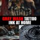 How can you create your own gray wash tattoo ink at home?