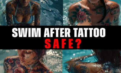 Is it safe to swim after getting a tattoo?