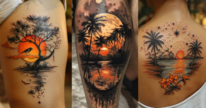 sunset tattoo tatwisdom