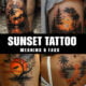 sunset tattoo