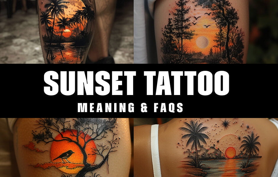 sunset tattoo