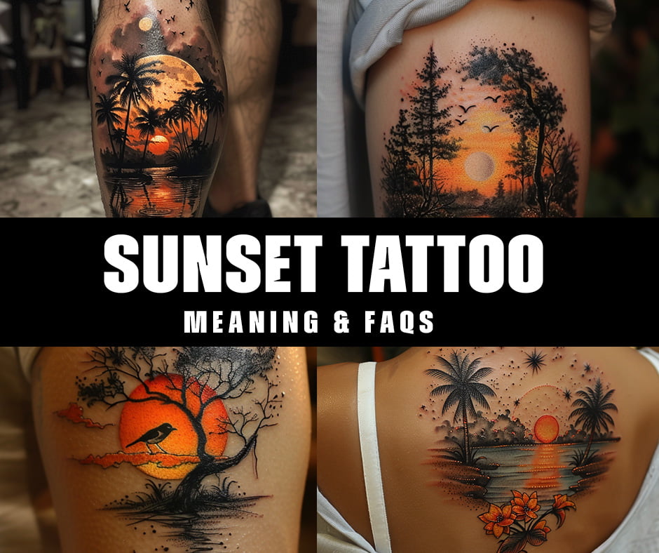 sunset tattoo