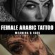 popular female Arabic tattoo meaning & FAQS