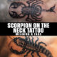 scorpion on the neck tattoo