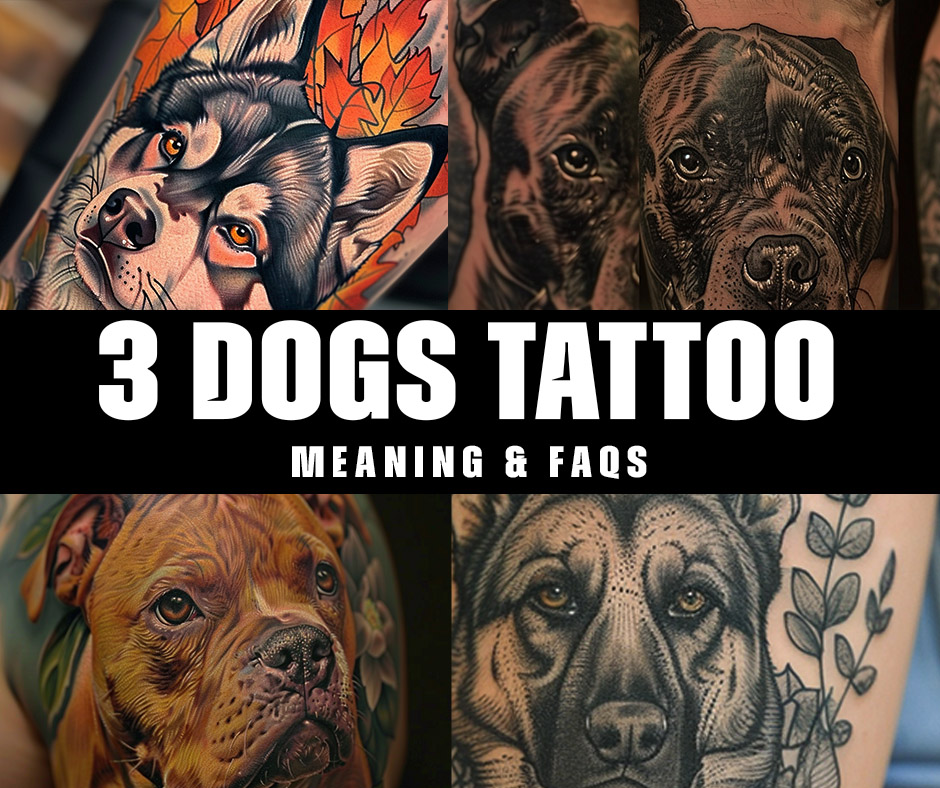 3 Dog Tattoo