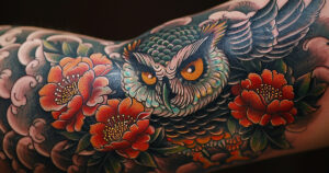 Japanese Owl Tattoos