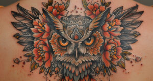 Mexican and Day of the Dead Owl Tattoos