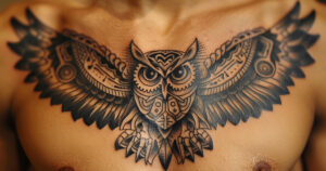 Polynesian Owl Tattoos