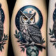 moon Owl Tattoos