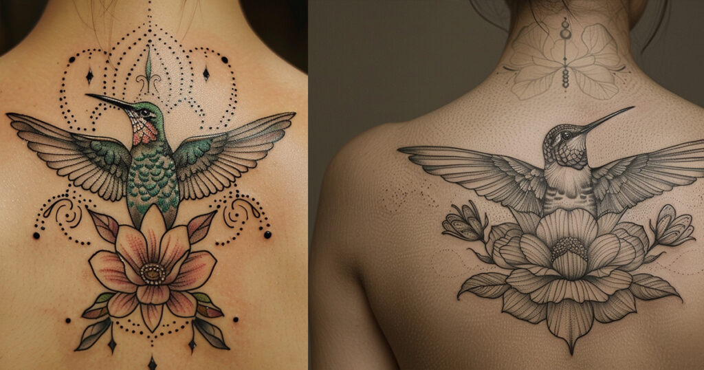 Hummingbird Mandala tattoo meaning