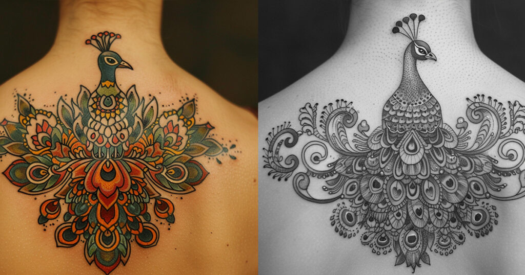 Peacock Mandala tattoo meaning tatwisdom