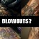 Why do tattoos sometimes result in blowouts?