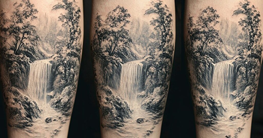 
waterfall tattoo meaning and faqs www.Tatwisdom.com