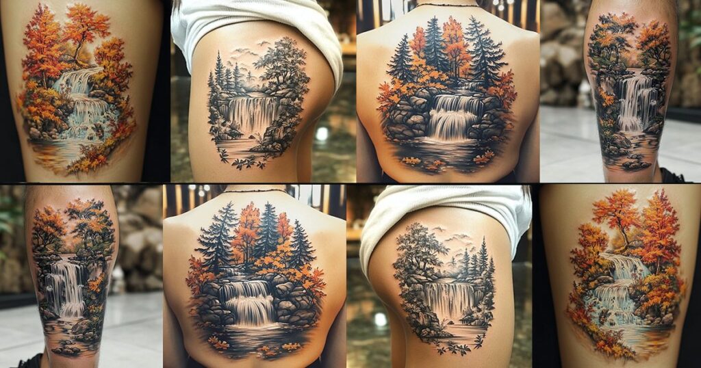 
waterfall tattoo meaning and faqs www.Tatwisdom.com